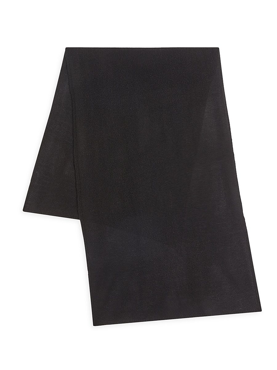 Women's Cashmere Scarf - Black