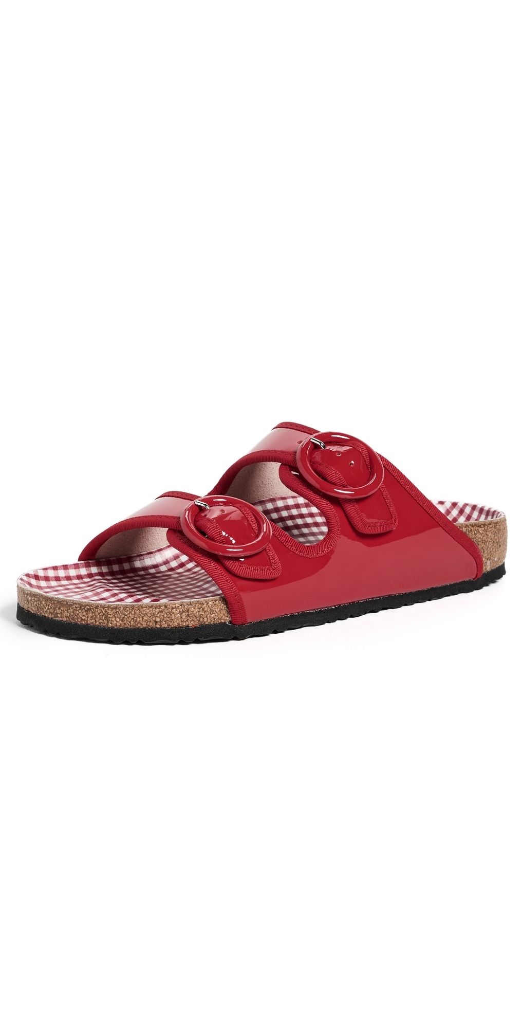Birkenstock 1774 Birkenstock 1774 x Repetto Arizona Round Buckle Sandals Flame Red 38