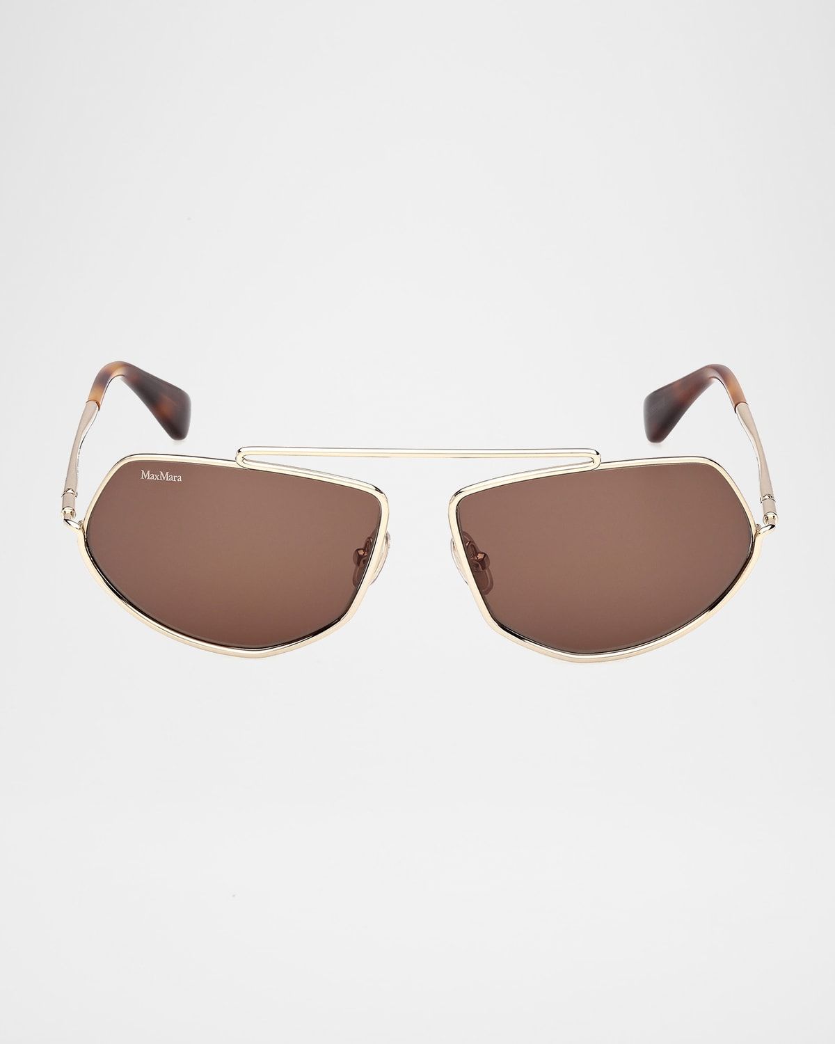 Joey 60mm Metal Square Sunglasses