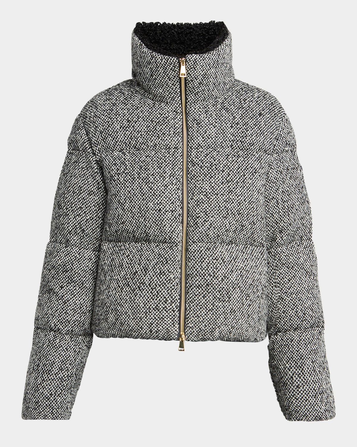 Brezesse Wool-Blend Short Down Jacket