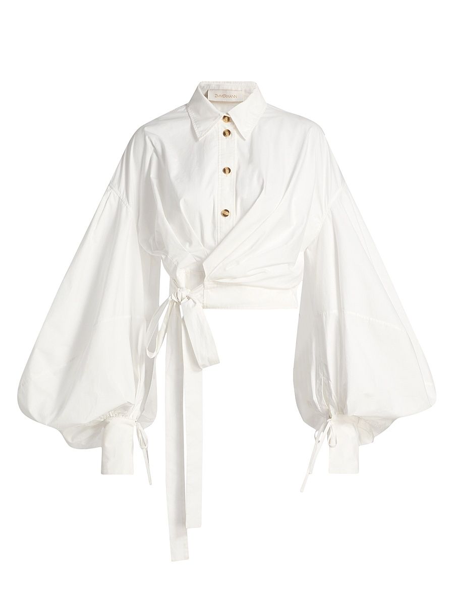 Women's Story 1 Cotton Blouse - Ivory - Size 10