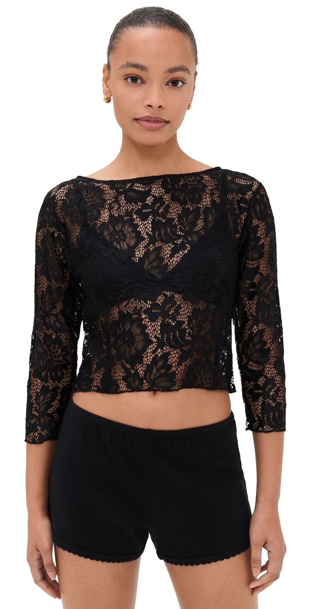 Bella Venice The Camille Top Black XS
