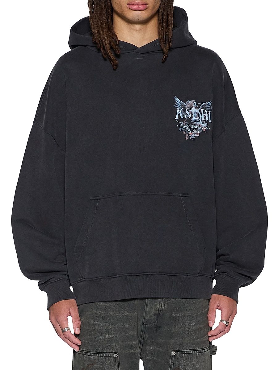 Men's Neo-Nostalgia Spirit Ekcess Hoodie - Charcoal - Size XXL