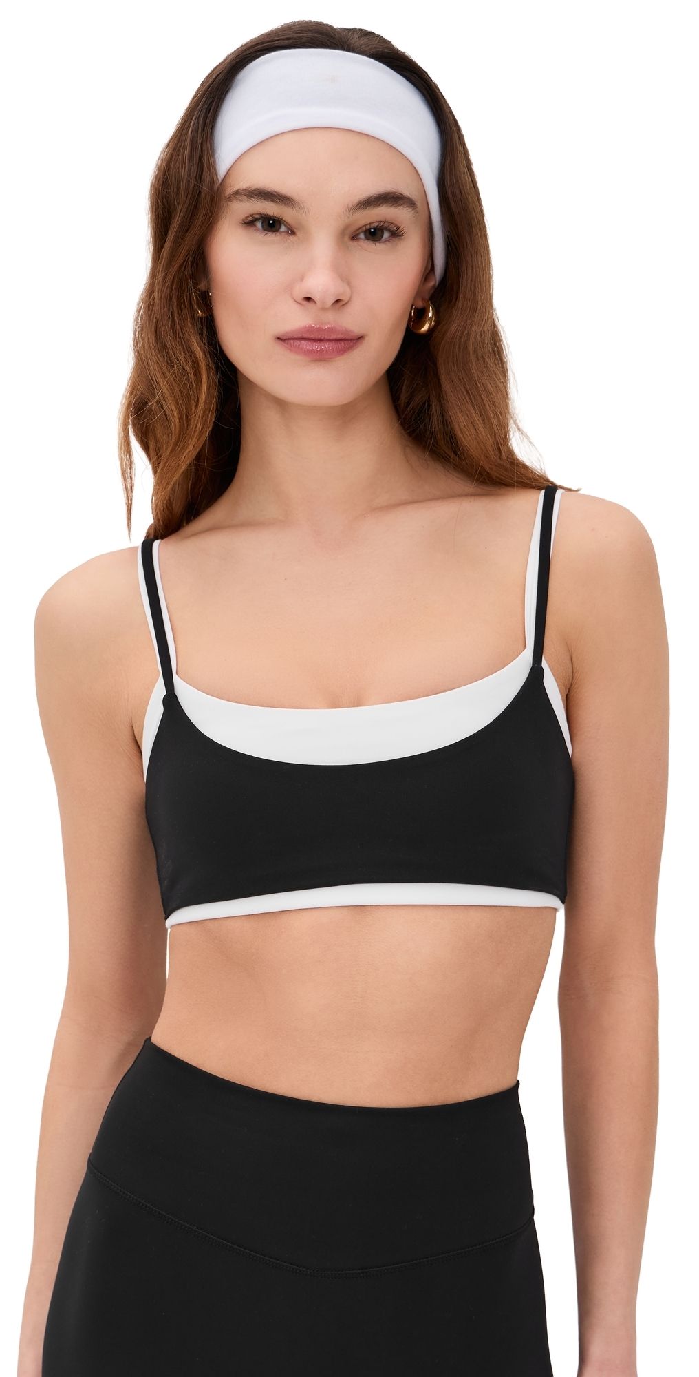 FORM Layered Bra Black L