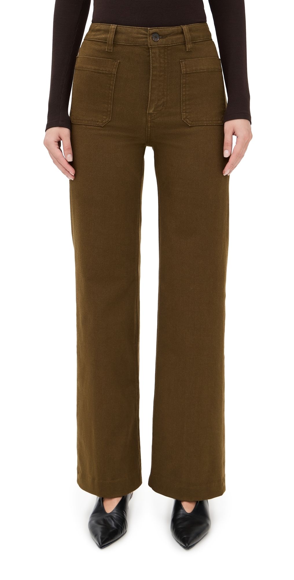 FRAME The Refined Pants Tree Moss 28