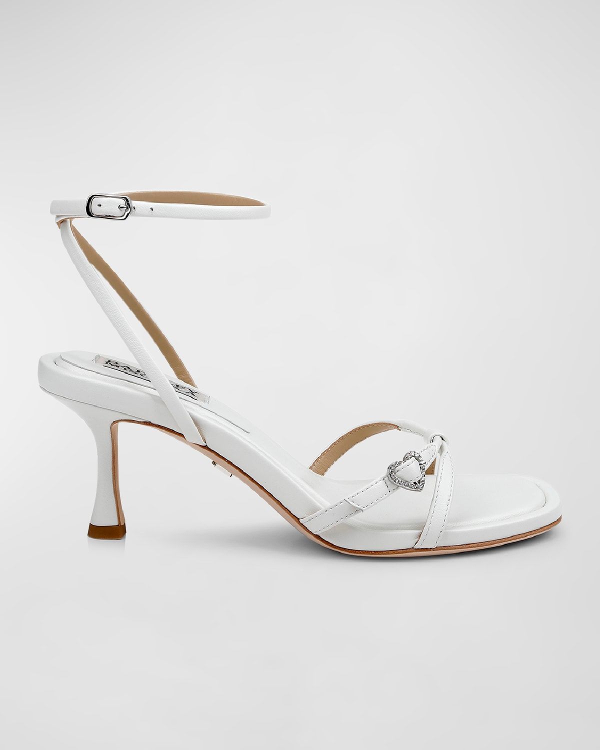 Brynna Metallic Ankle-Strap Sandals