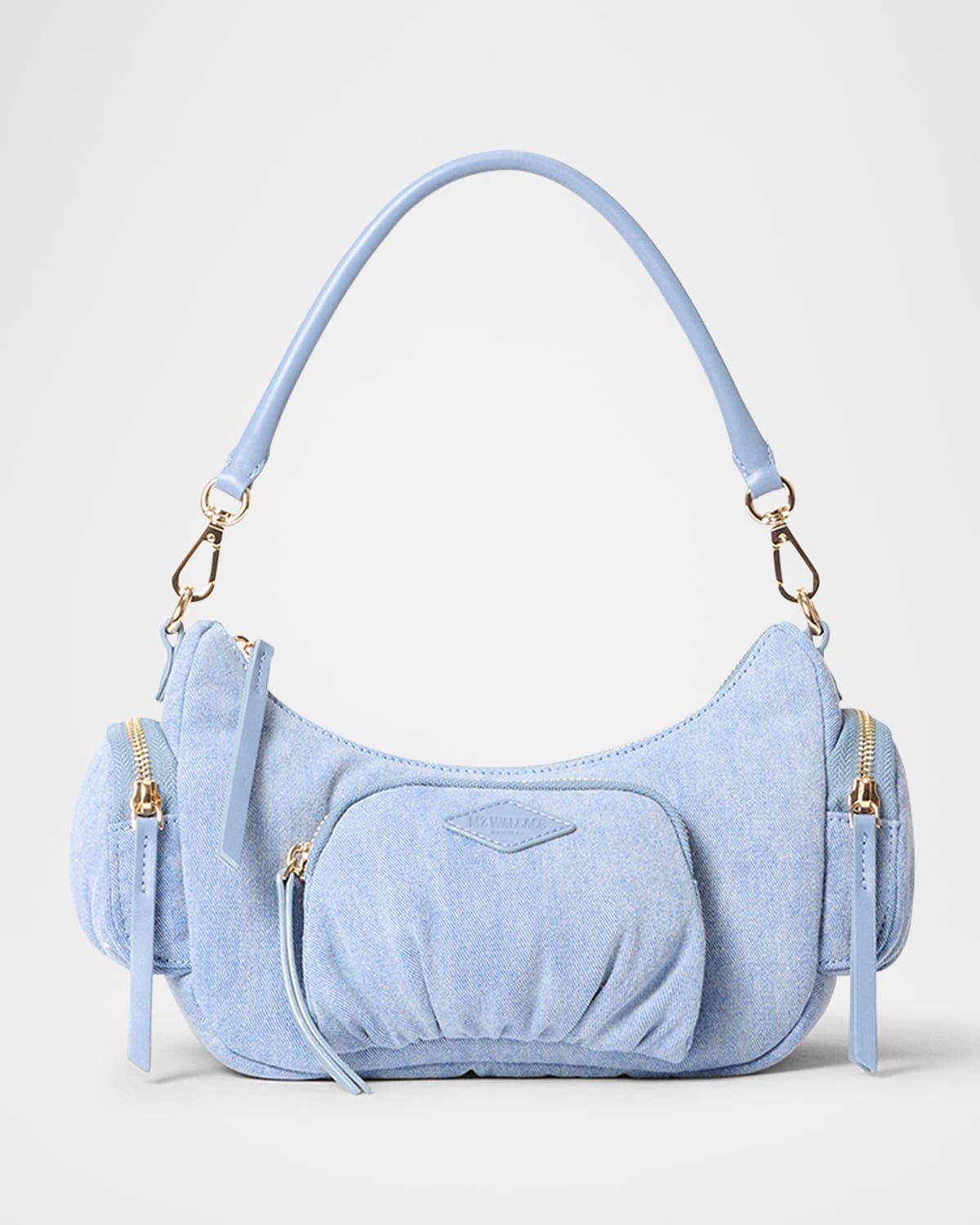Chelsea Small Denim Shoulder Bag