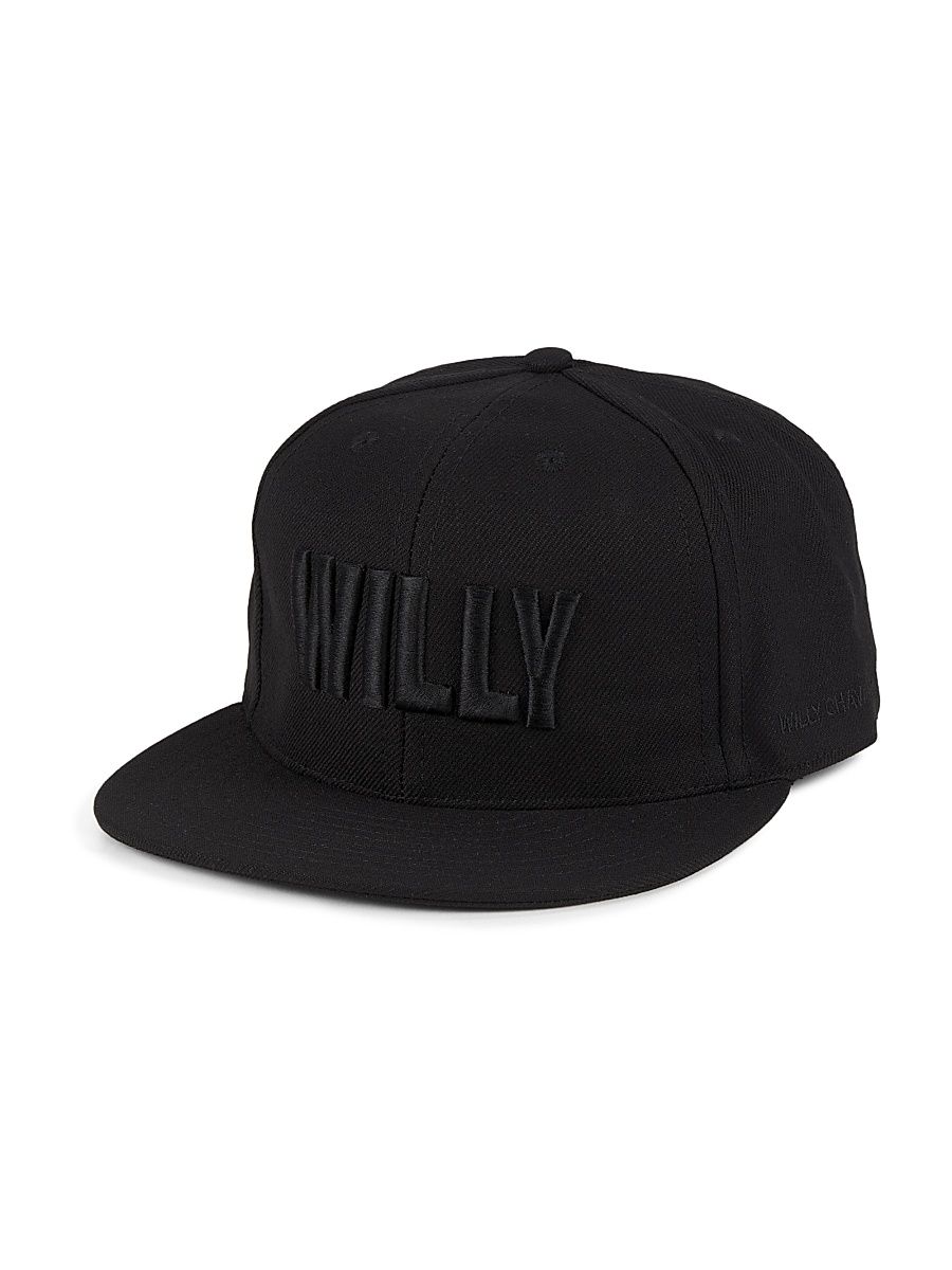 Men's Willy Flat-Brim Cap - Black