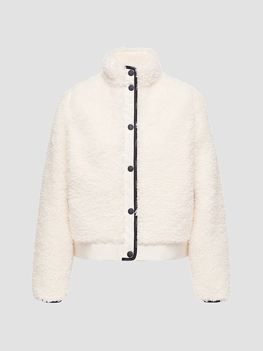 Women's Down-Filled Cardigan - White - Size Small