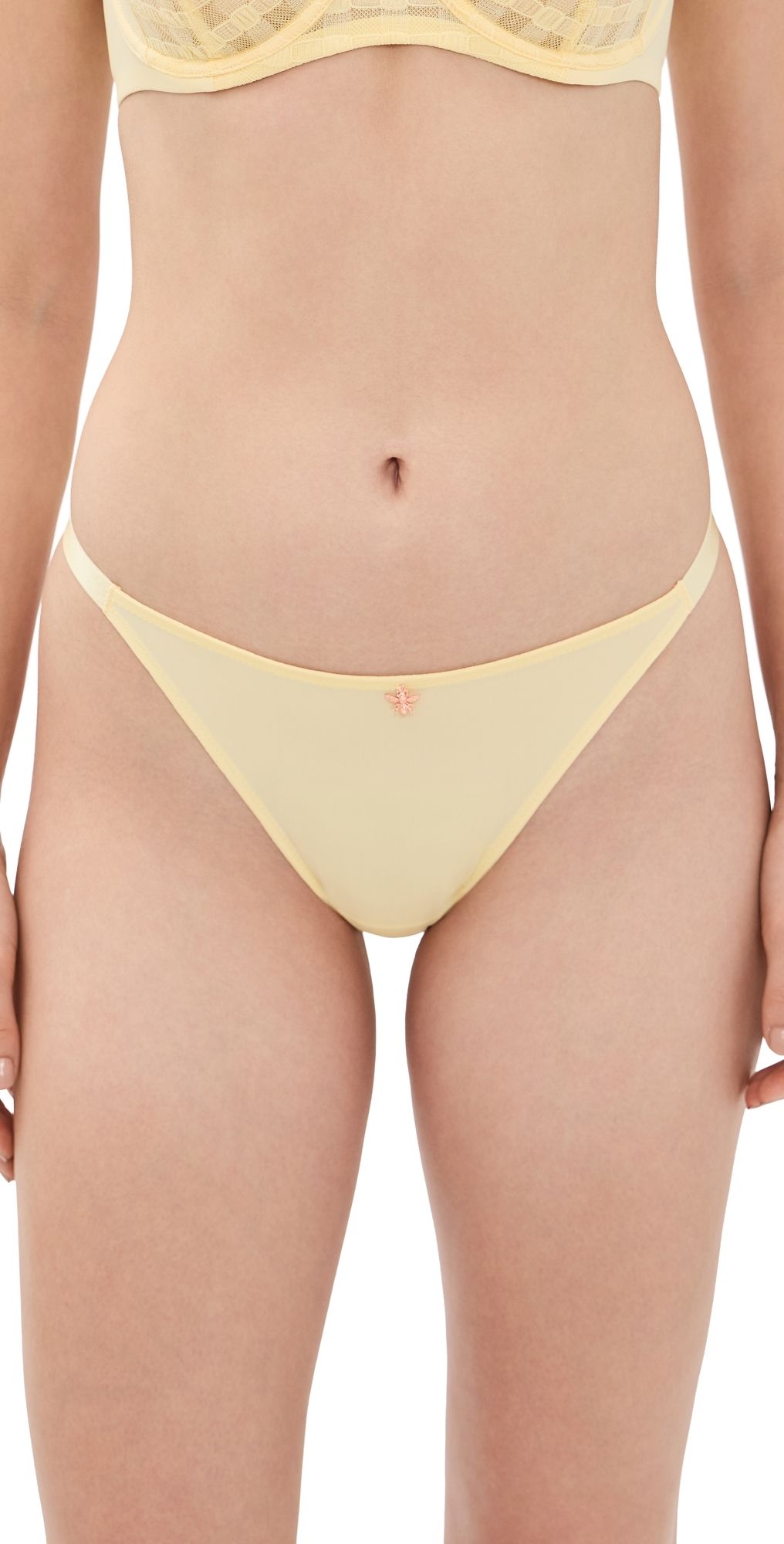 Skarlett Blue Bonbon String Lace Panties Buttercream S