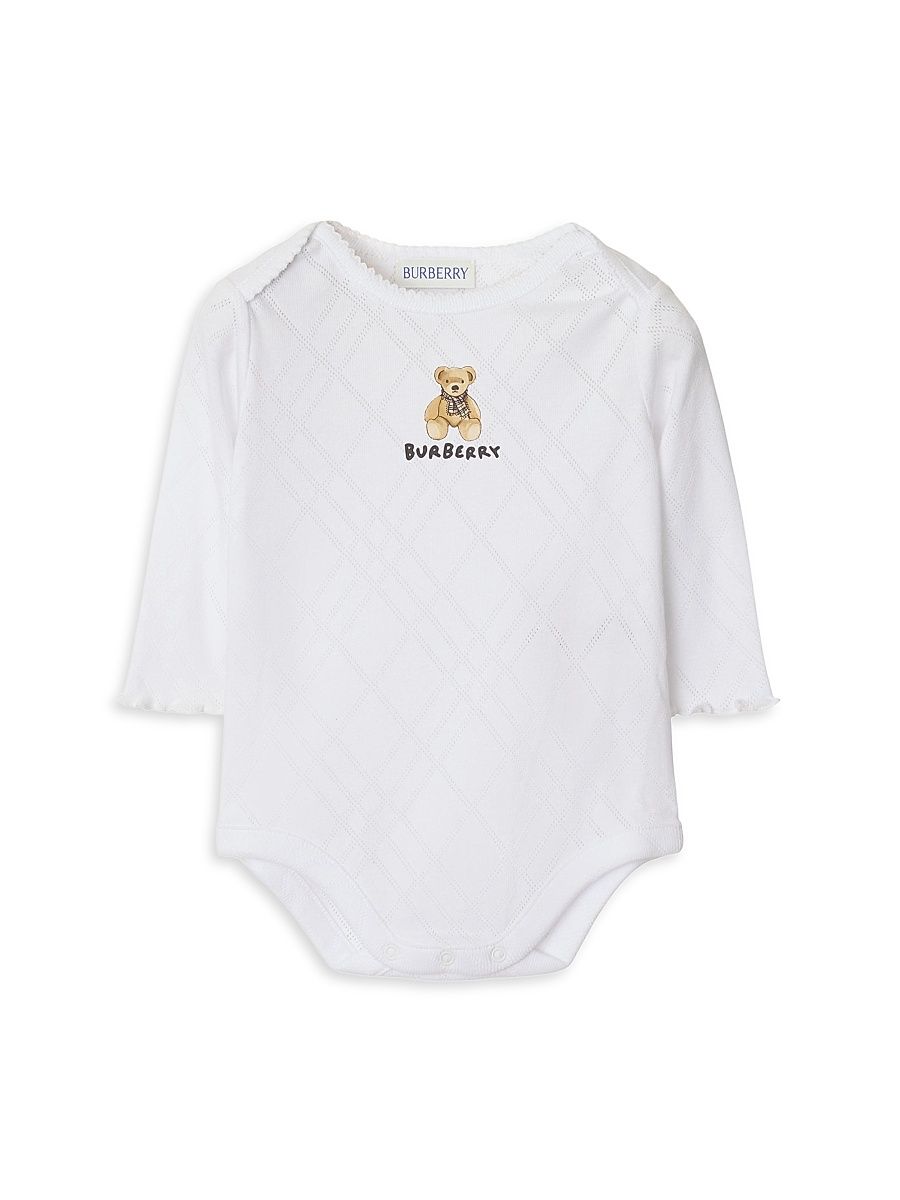 Baby's Thomas Bear Cotton Bodysuit - White - Size 9 Months