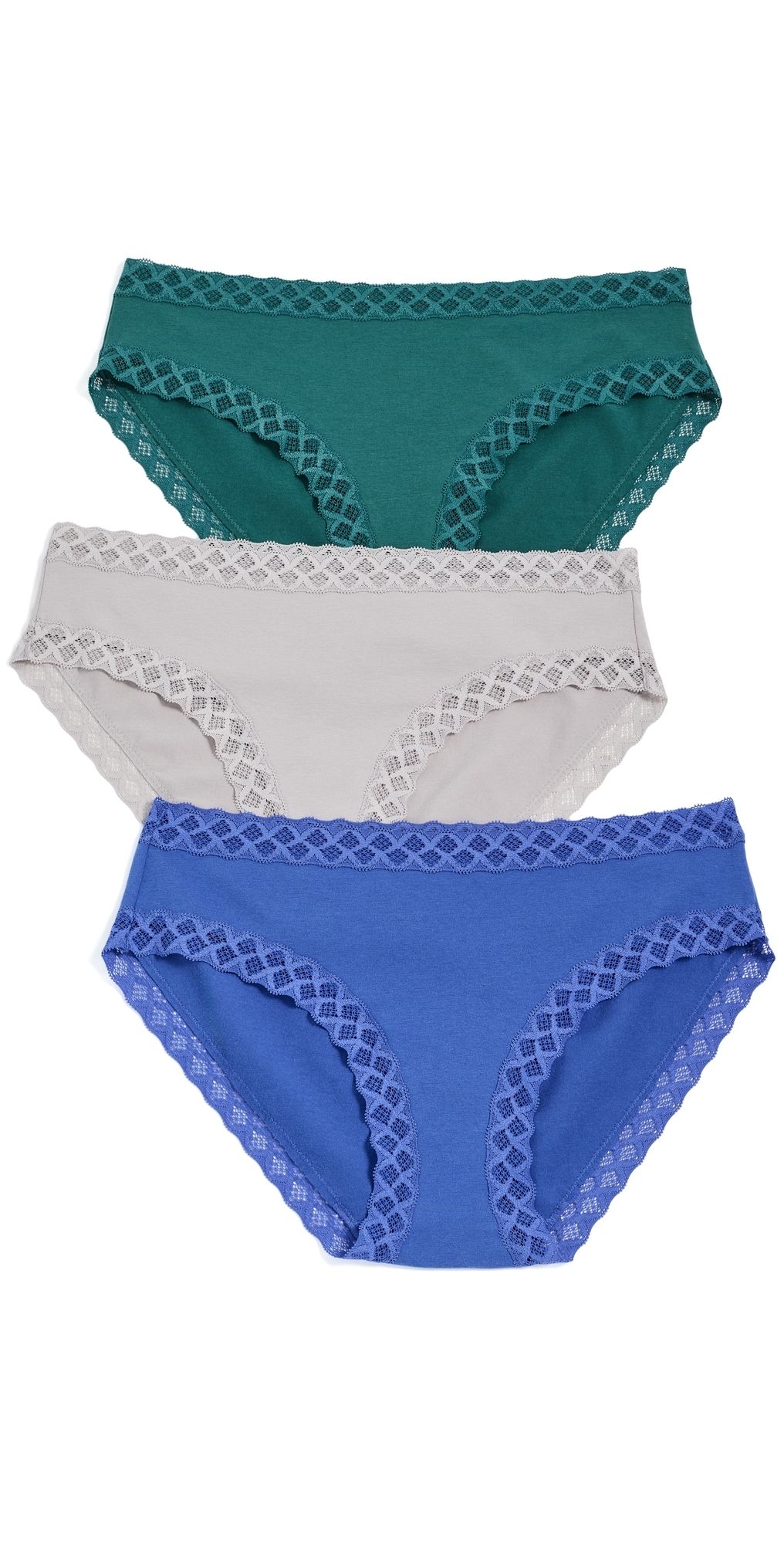 Natori Bliss Girl Briefs 3 Pack Multi M