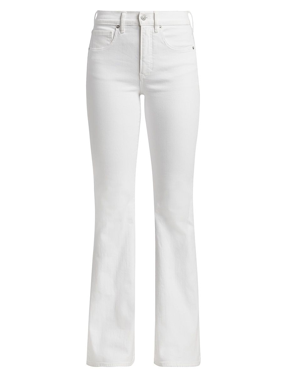 Women's Beverly High-Rise Skinny Flare Jeans - White - Size 24