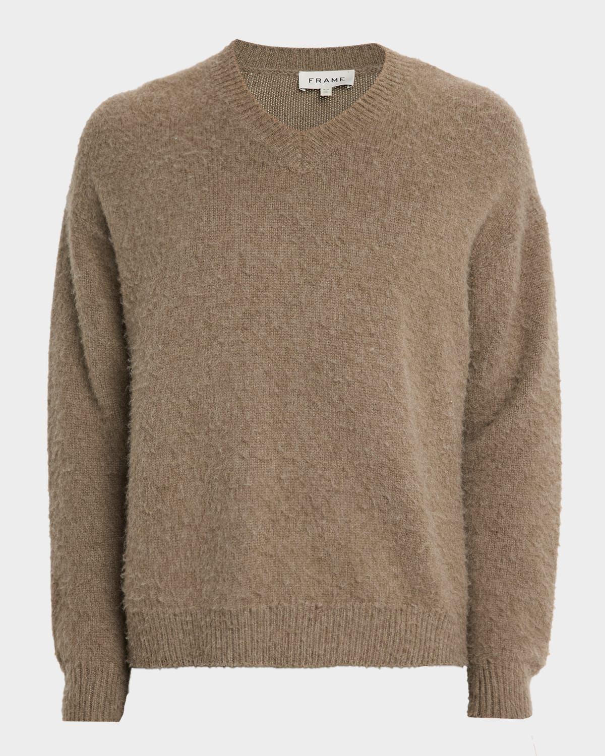 Men & apos;s Brushed Cashmere V-Neck Sweater