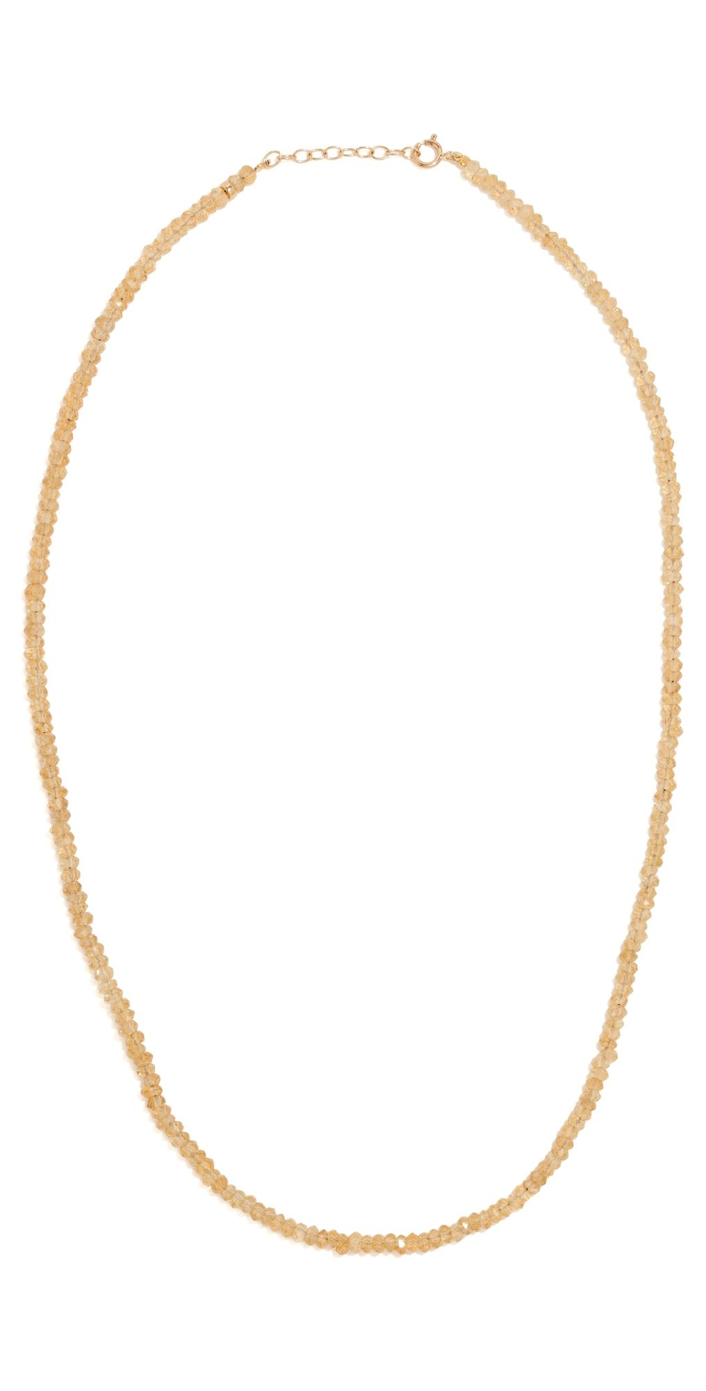 JIA JIA November Citrine Beaded Necklace Citrine One Size