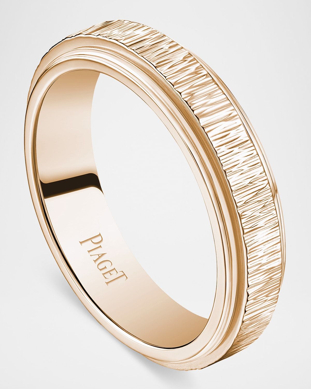 18K Rose Gold Possession Ring, Size 52