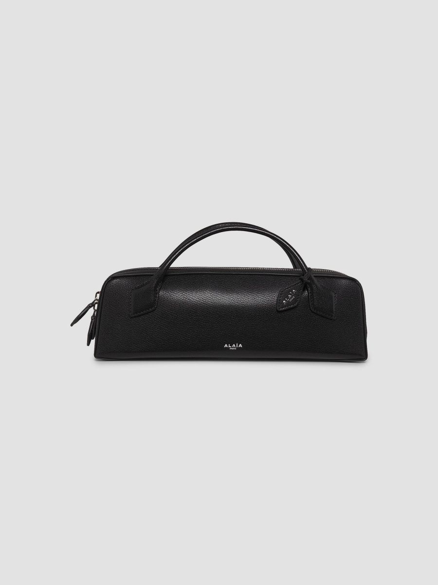 ALAÏA Women's Teckel Leather Baguette Clutch - Noir