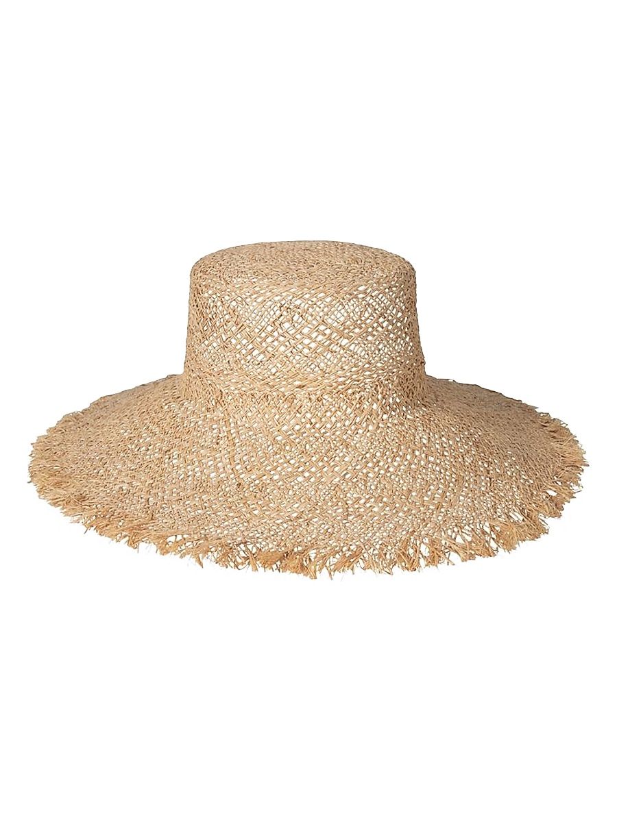 Women's Memoirs The Sundowner Raffia Hat - Natural - Size Large