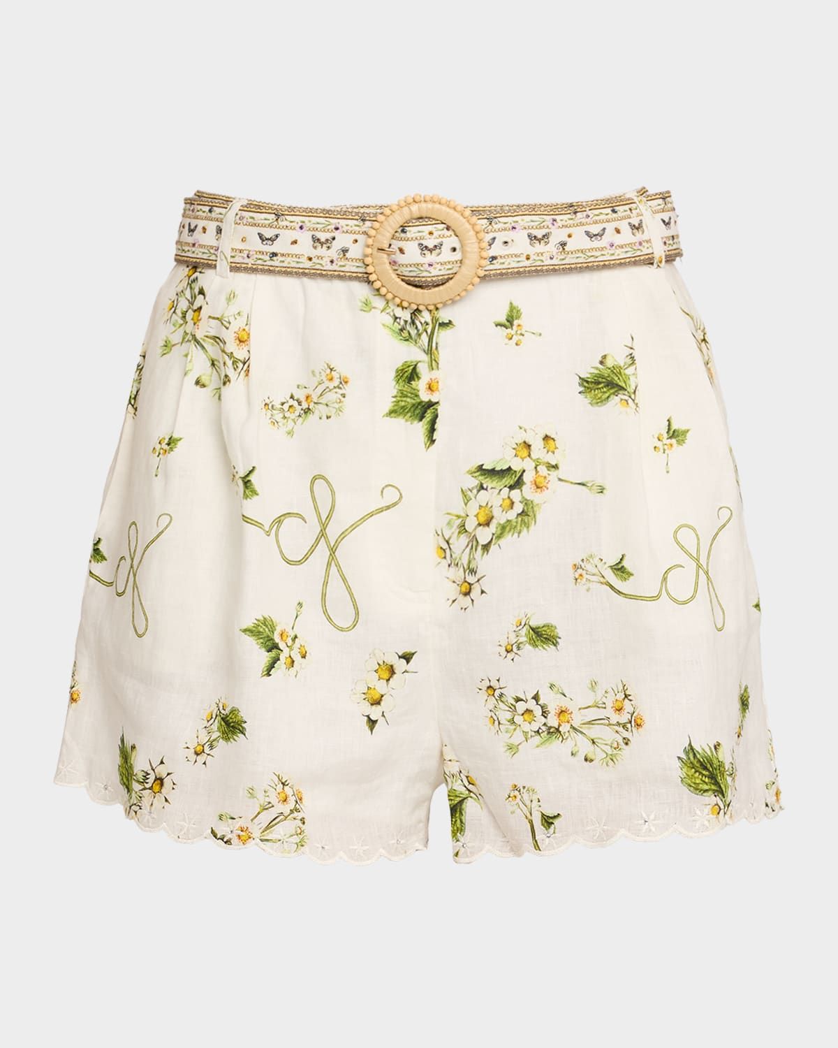 Botanical Utopia Tuck Front Shorts