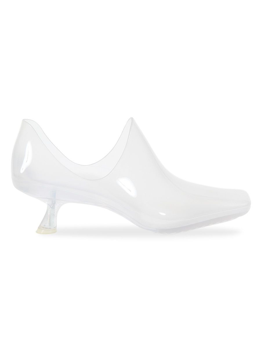 Women's Emily Aqua 45MM Booties - Transparent - Size 10