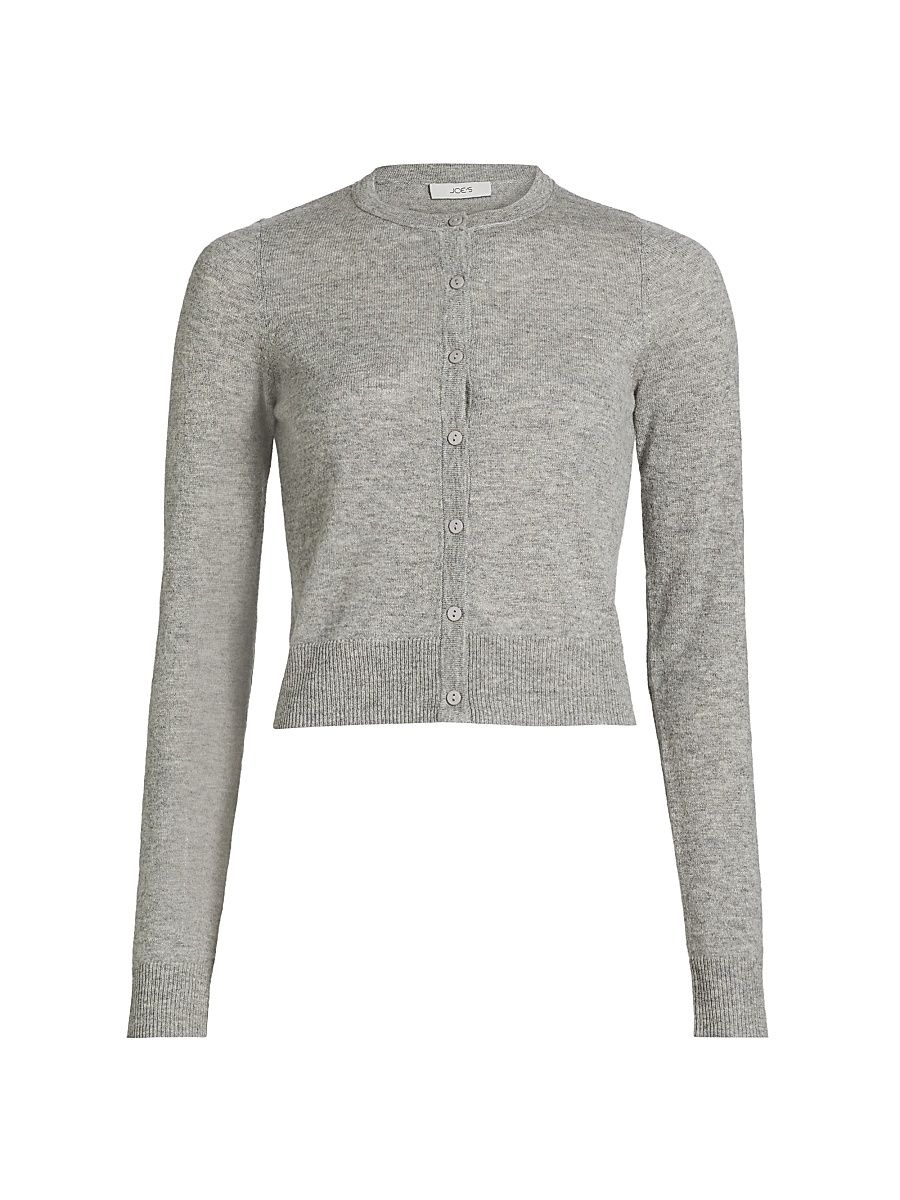Women's Joe's Jeans by Dani Michelle Dani Cashmere Cardigan - Heather Grey - Size XS