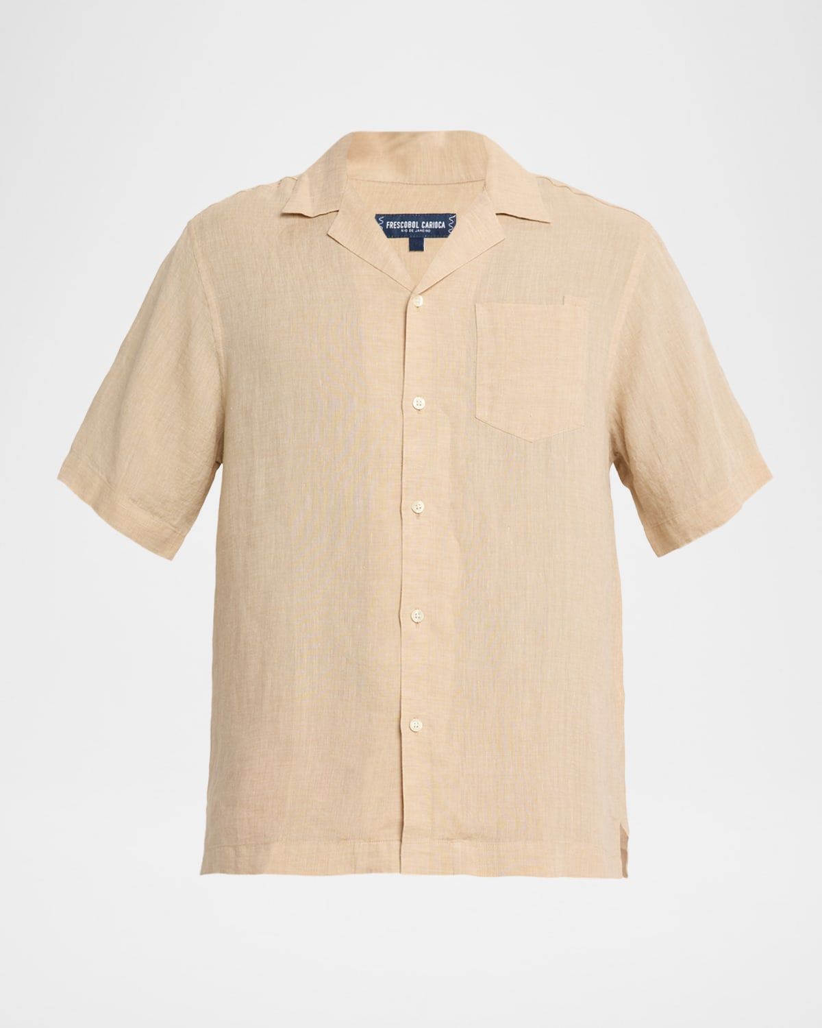 Men & apos;s Angelo Linen Pocket Camp Shirt