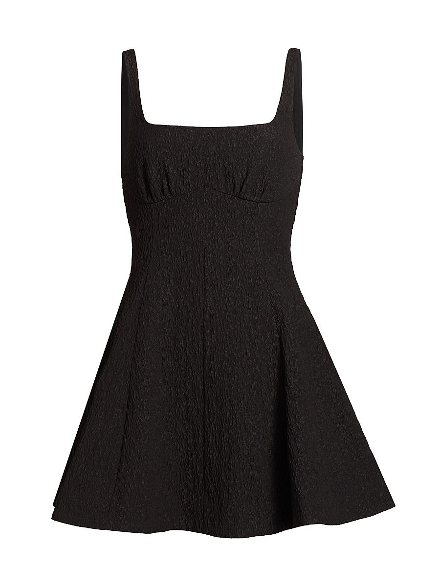 Women's Eleni Fit-&-Flare Minidress - Black - Size 12