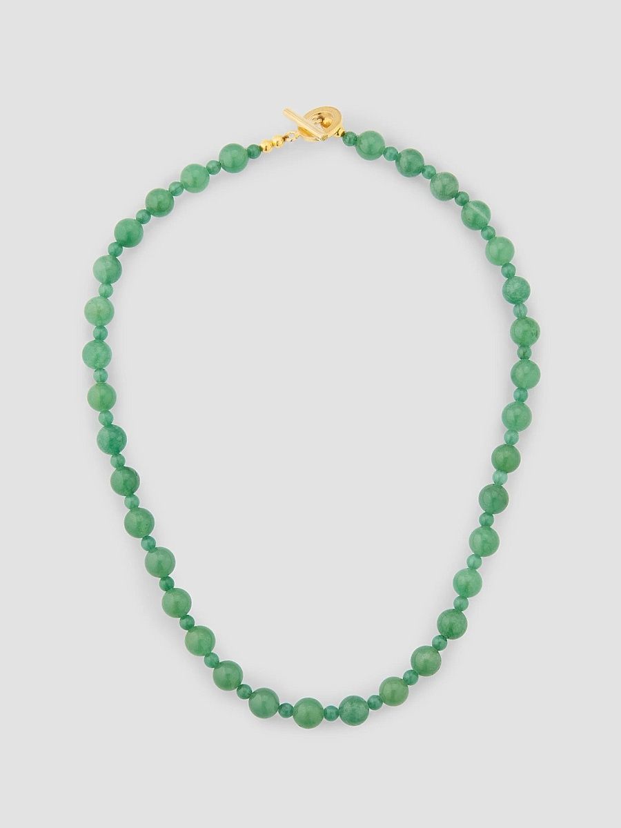 Women's Dhara 18K-Gold-Plated & Aventurine Beaded Necklace - Aventurine