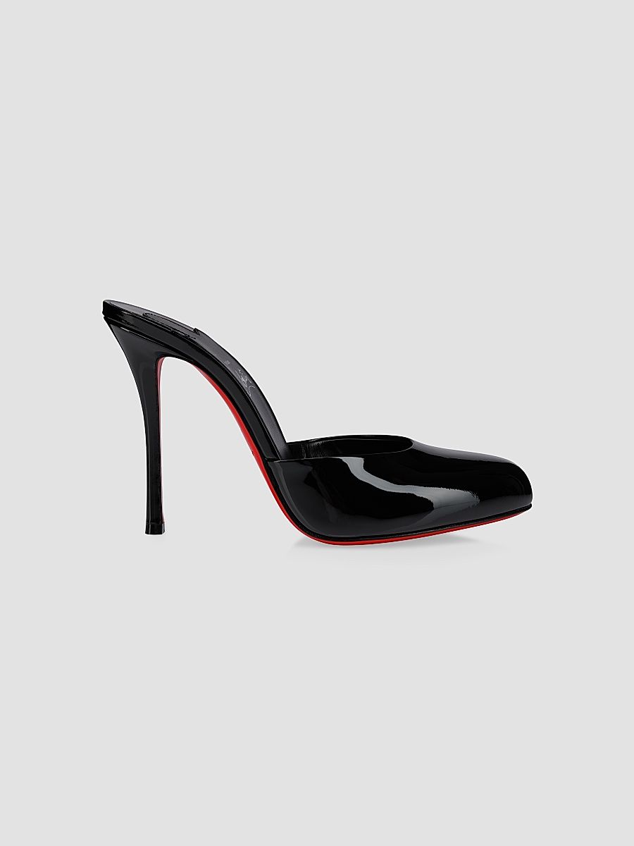 Christian Louboutin Women's Dolly Mule Sandals - Black - Size 10.5