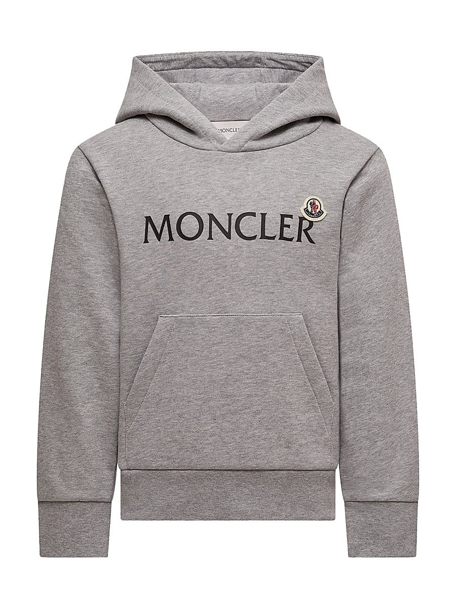 Little Boy's & Boy's Hoodie in Cotton - Gray - Size 14