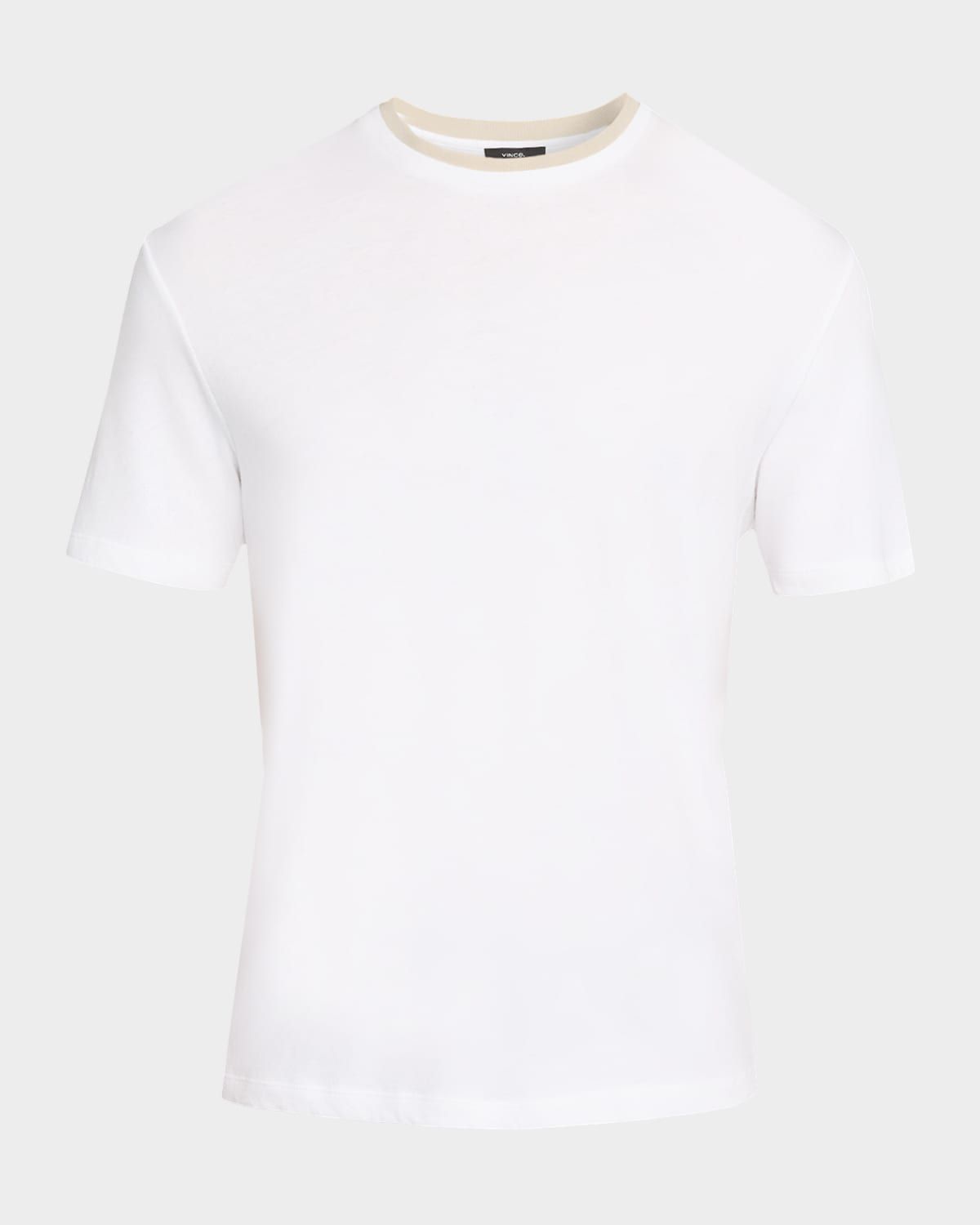 Men & apos;s Tipped Cotton Crewneck T-Shirt