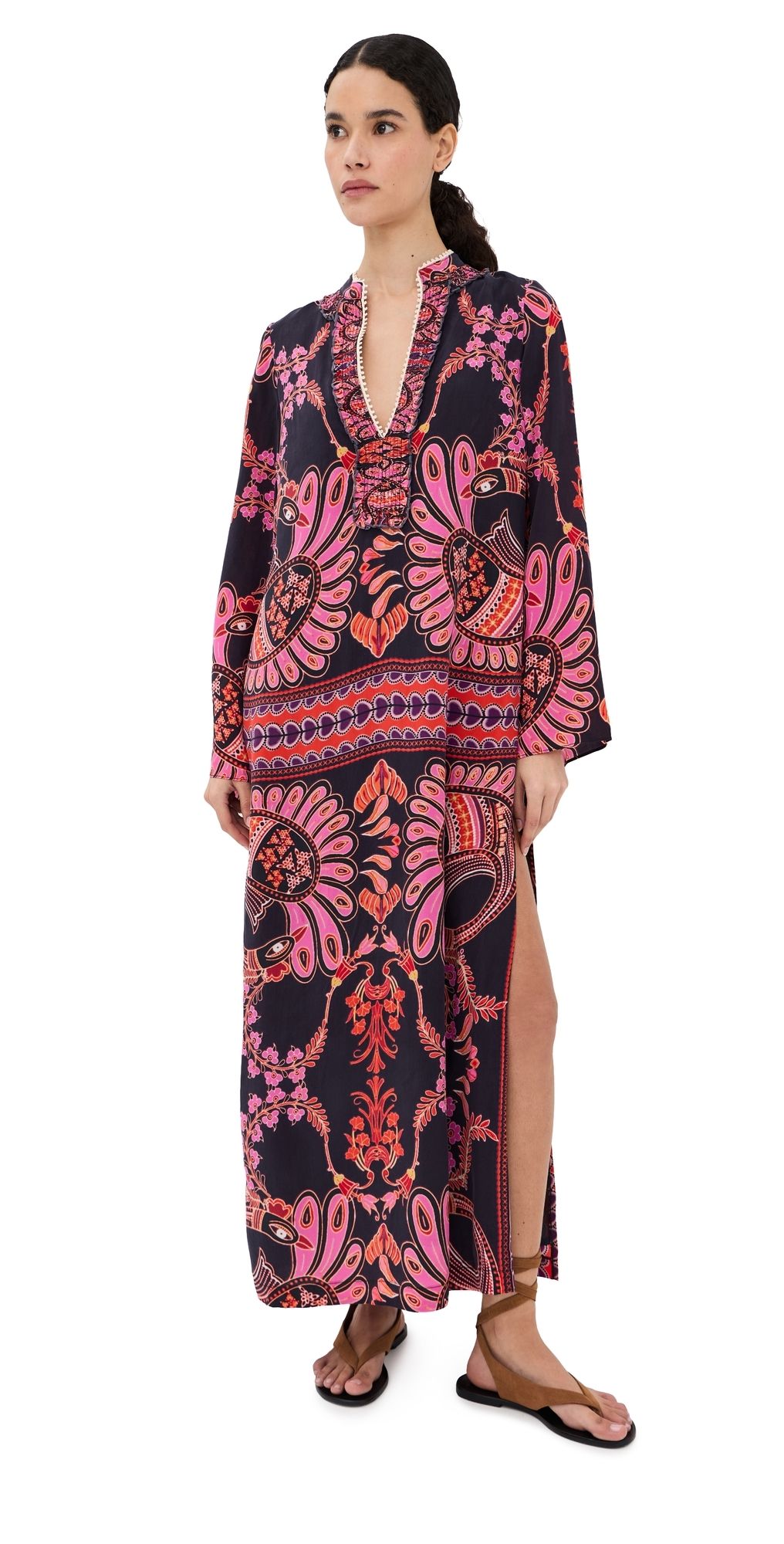 Lug Von Siga Lilla Dress Black Pink Multicolor 42