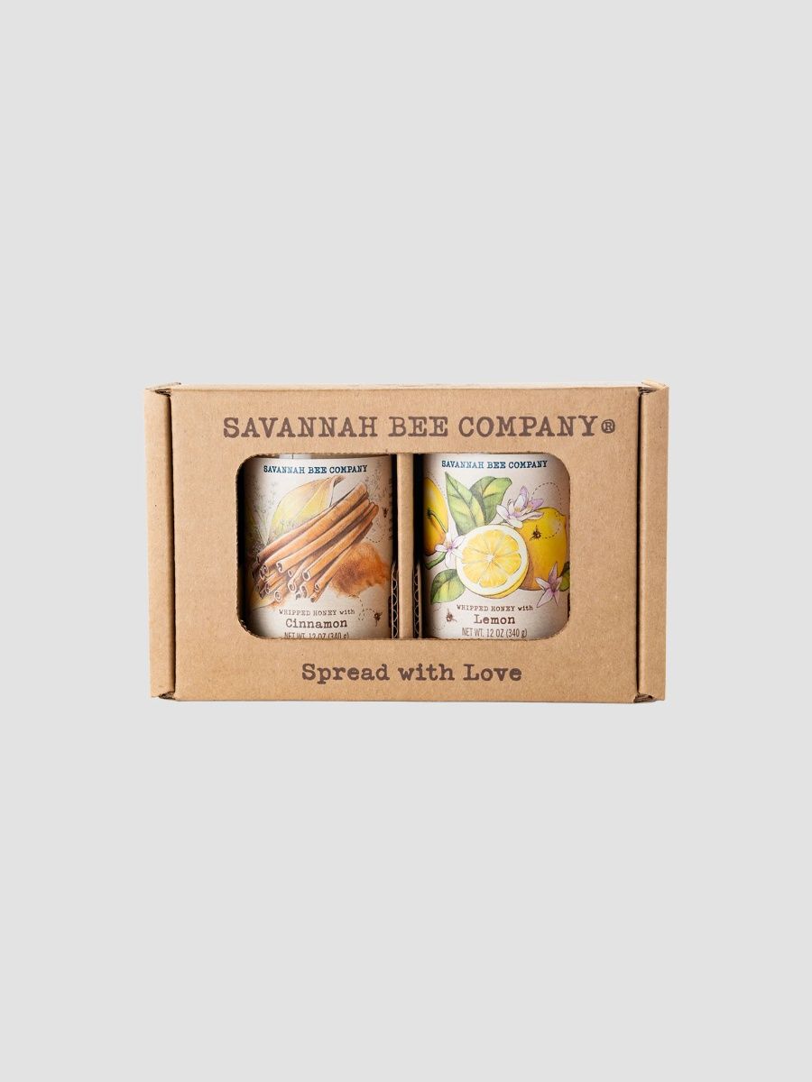 2-Piece Lemon & Cinnamon Whipped Honey Gift Set