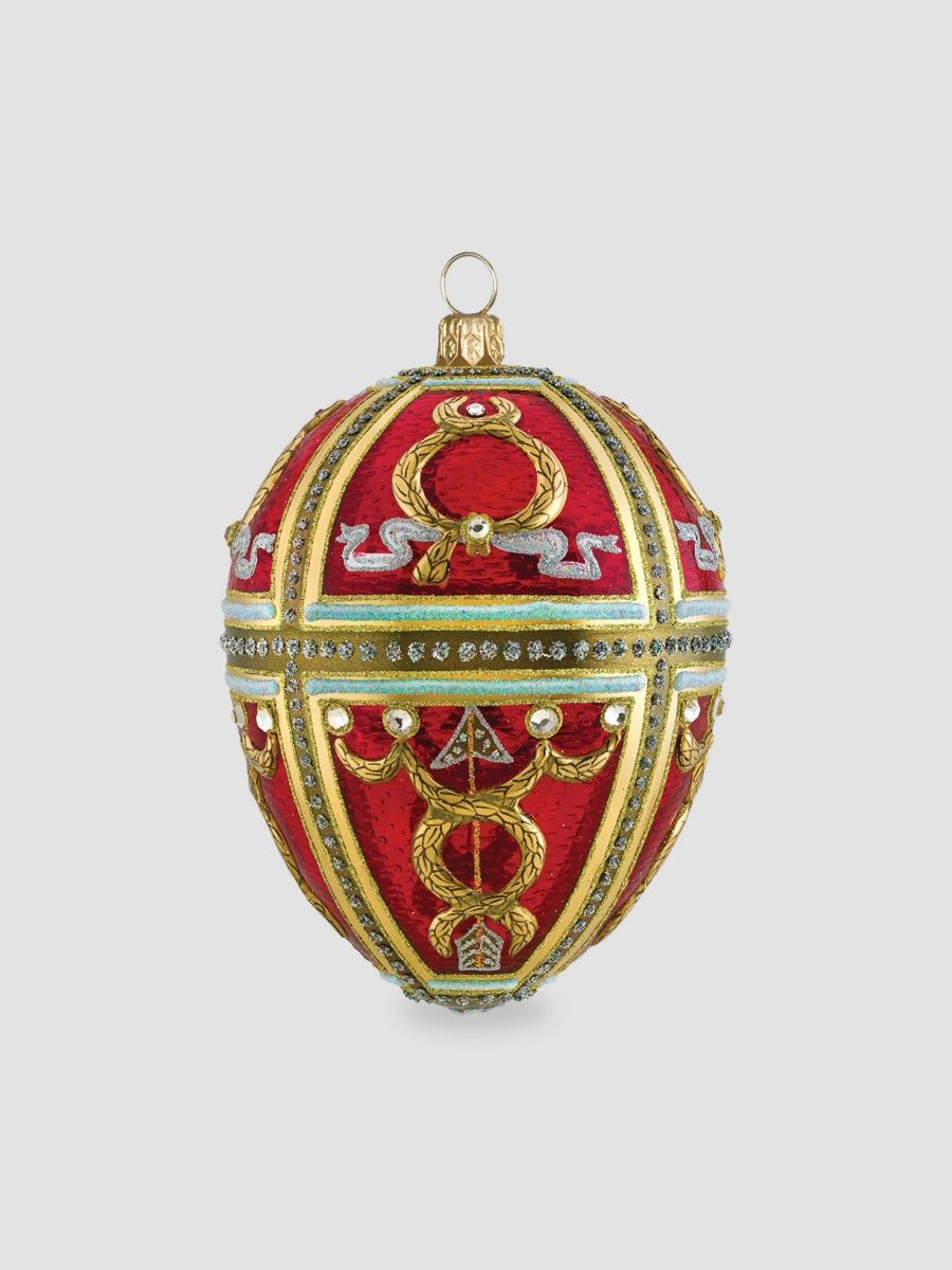 Glitterazzi Red Russian Egg Ornament