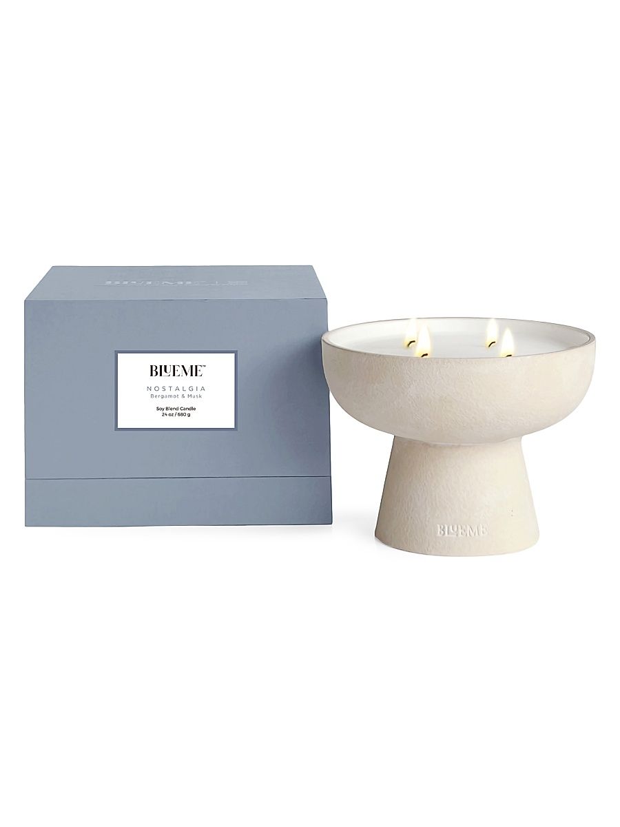 Nostalgia Bergamot & Musk Ceramic Candle - Size Giant