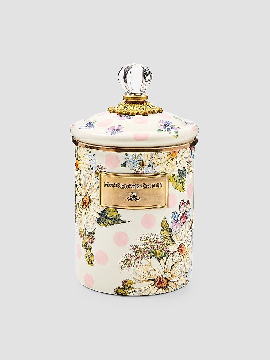 Wildflowers Pink Medium Canister