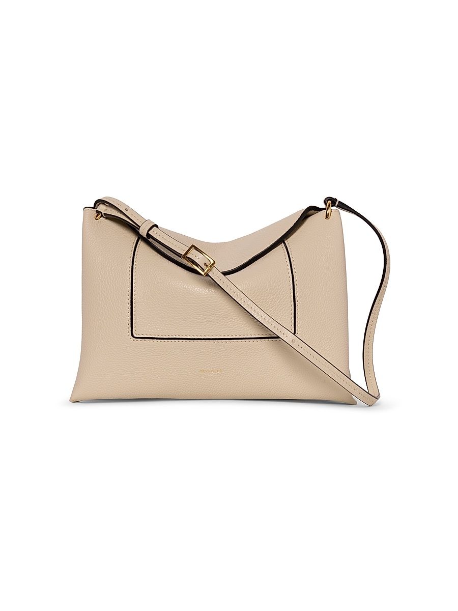 Women's Penelope Slouch Leather Shoulder Bag - Beige Crust
