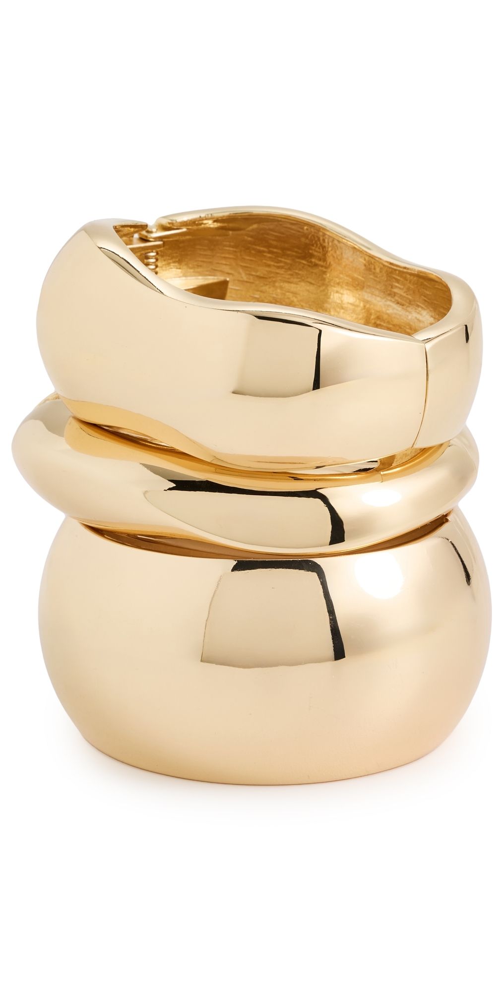MAYAMAR Luna Bangle Set Gold One Size