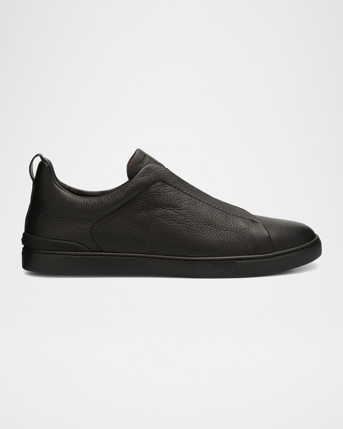 Men & apos;s Triple Stitch Deerskin Leather Sneakers