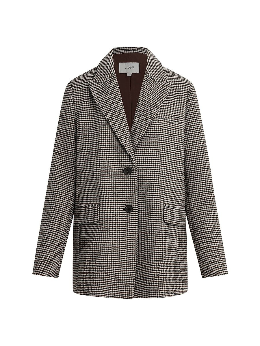 Women's The Boyfriend Blazer - Black Chocolate - Size XS