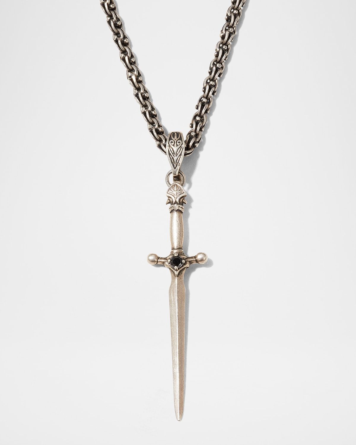 Men & apos;s Dagger Pendant Necklace