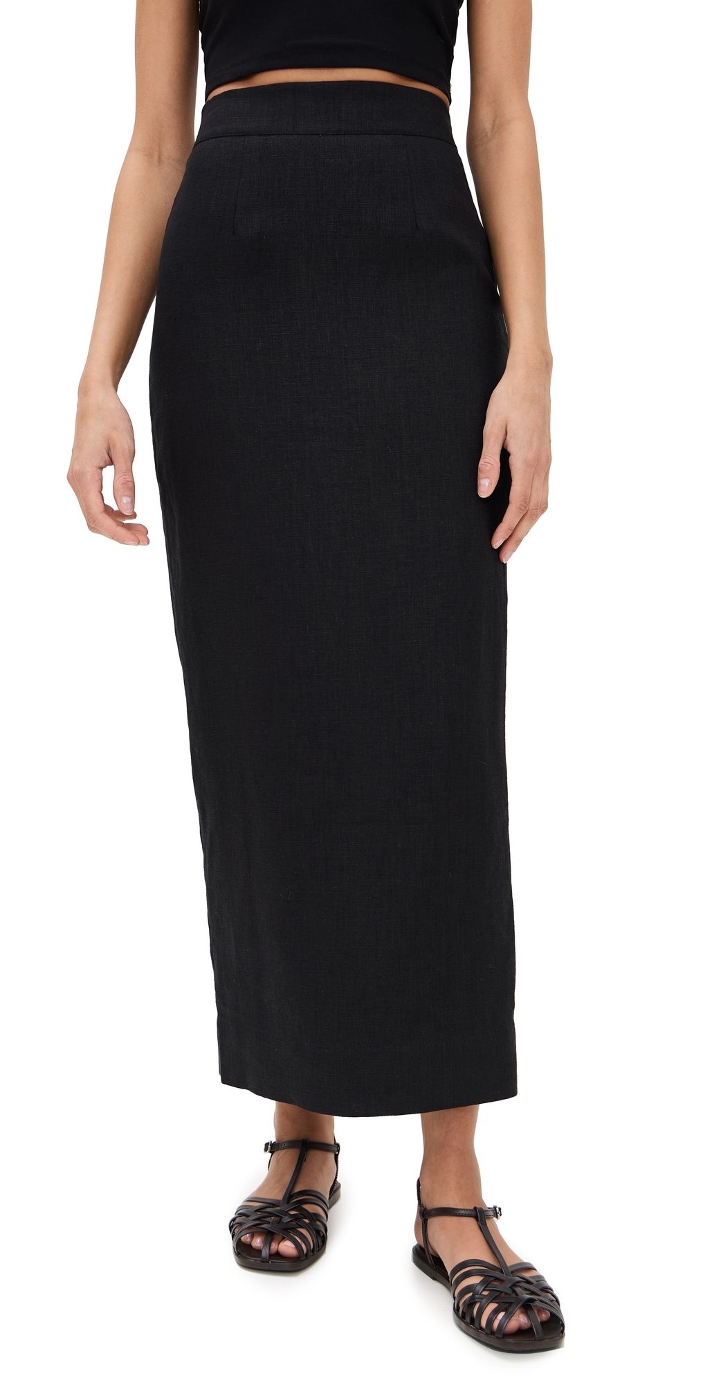 POSSE Emma Pencil Skirt Black S