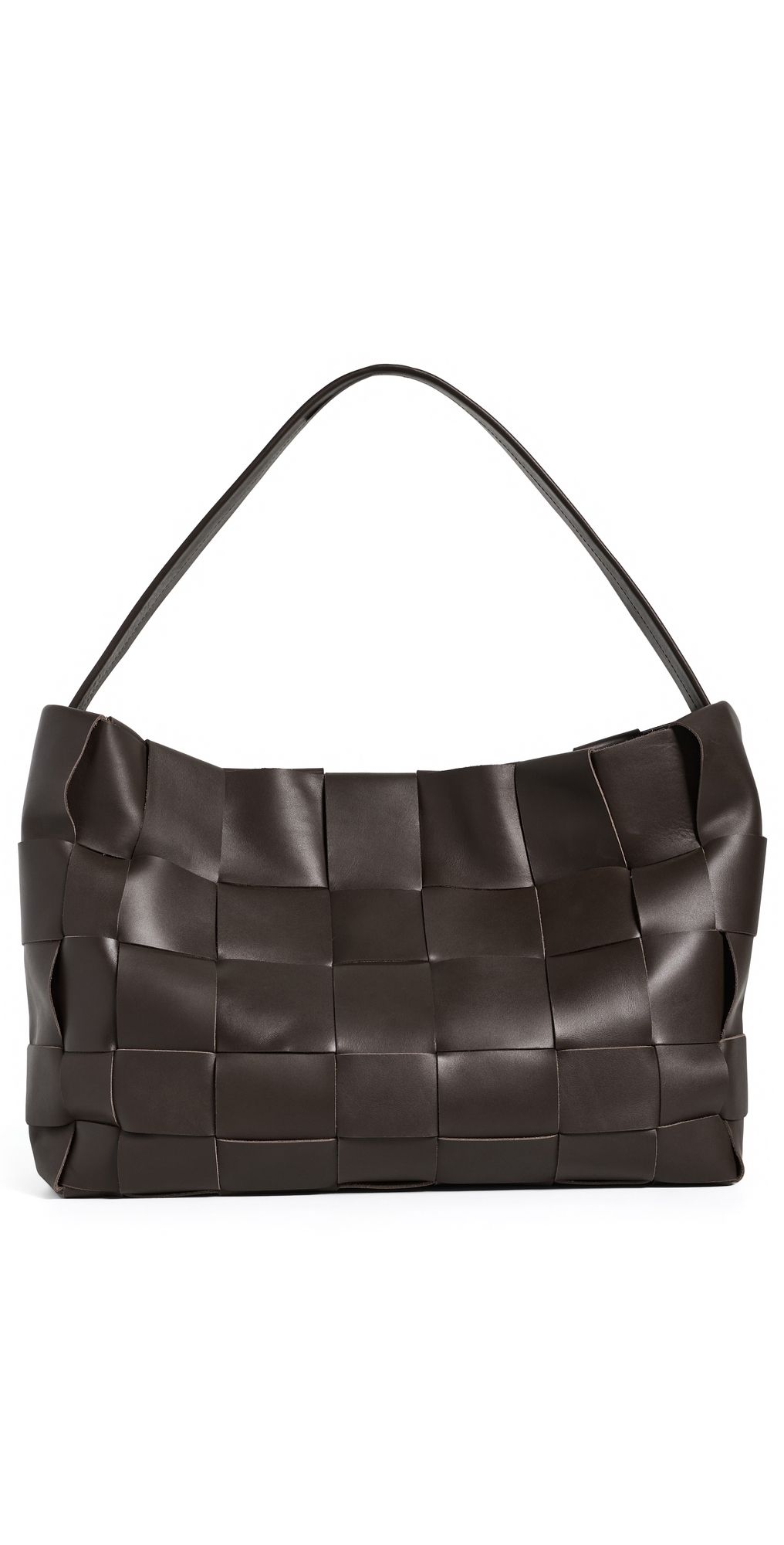 St. Agni Large Woven Tote Chocolate One Size
