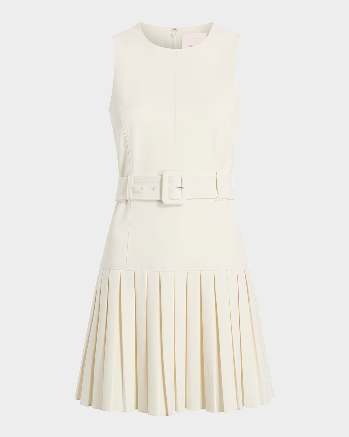 Charolette Sleeveless Pleated Mini Dress