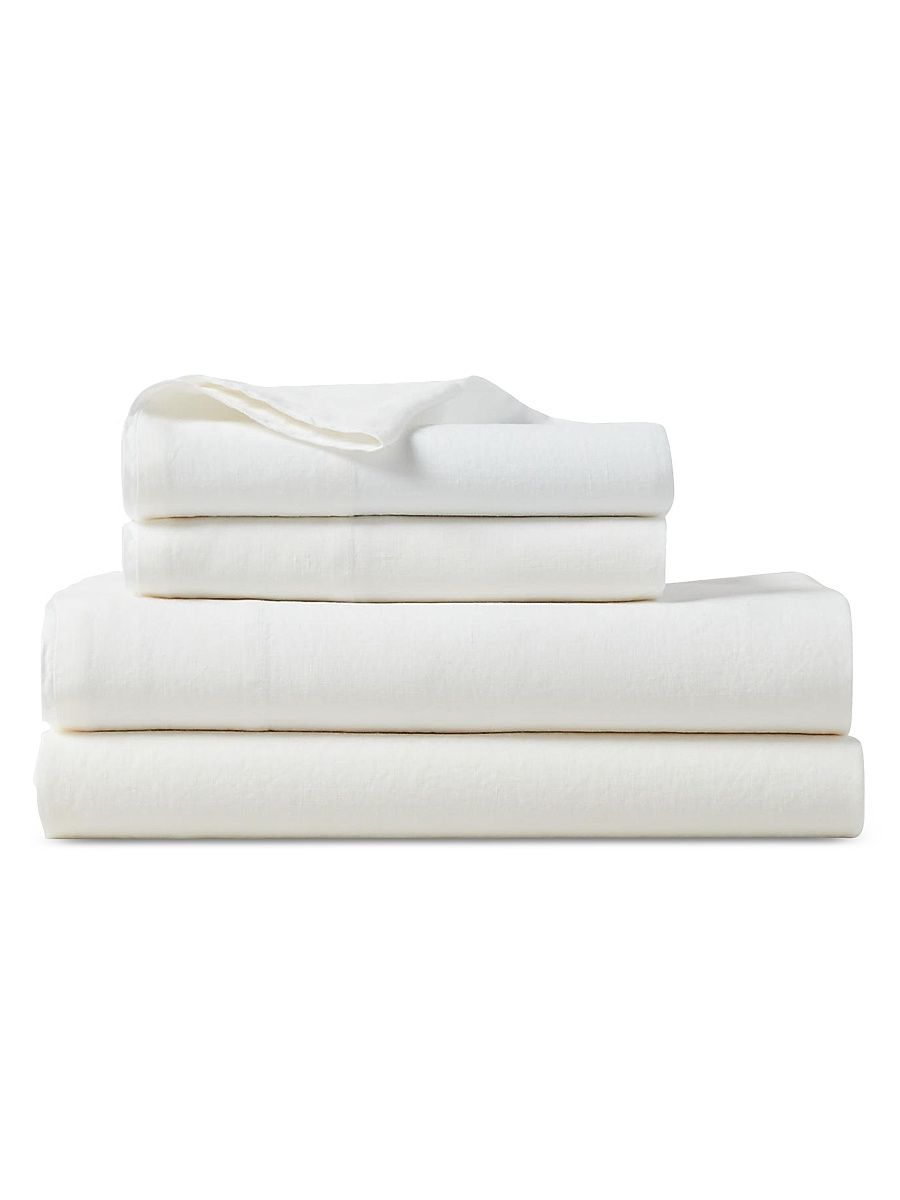 RL Linen Fitted Sheet - True Pale - Size California King
