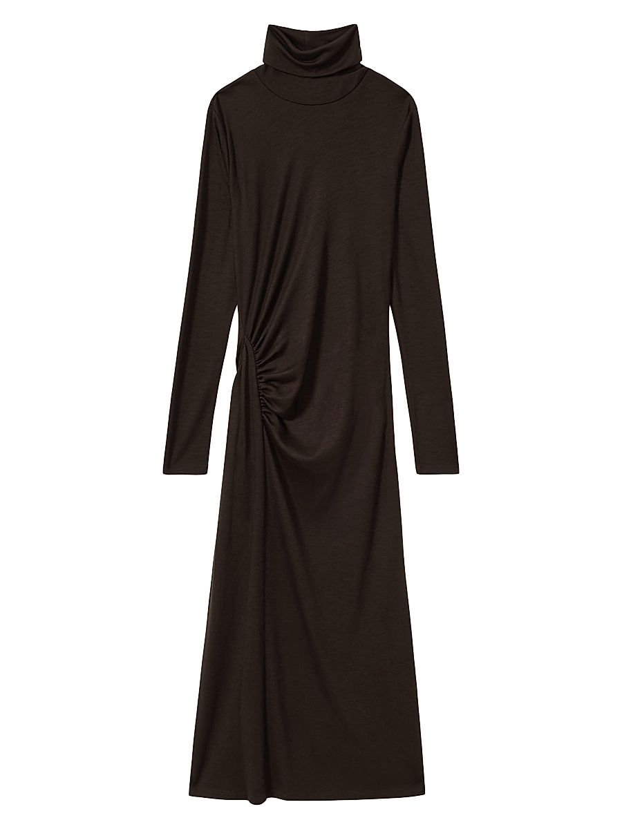 Women's Nile Jersey Knit Midi-Dress - Brown - Size Medium