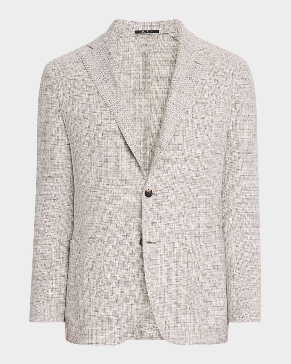 Men & apos;s Basketweave Single-Breasted Sport Coat