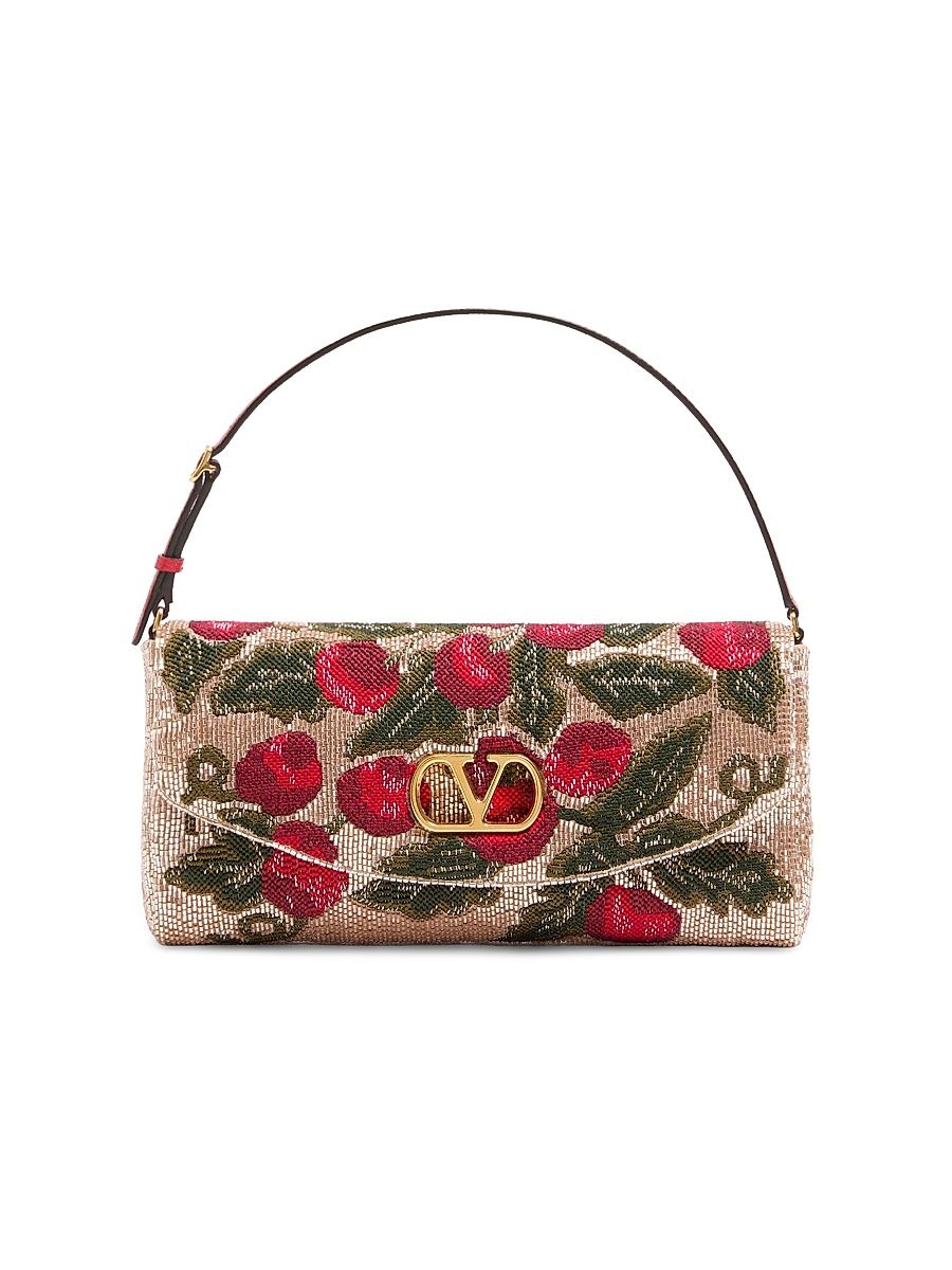 Women's Devain Embroidered Small Top Handle Bag