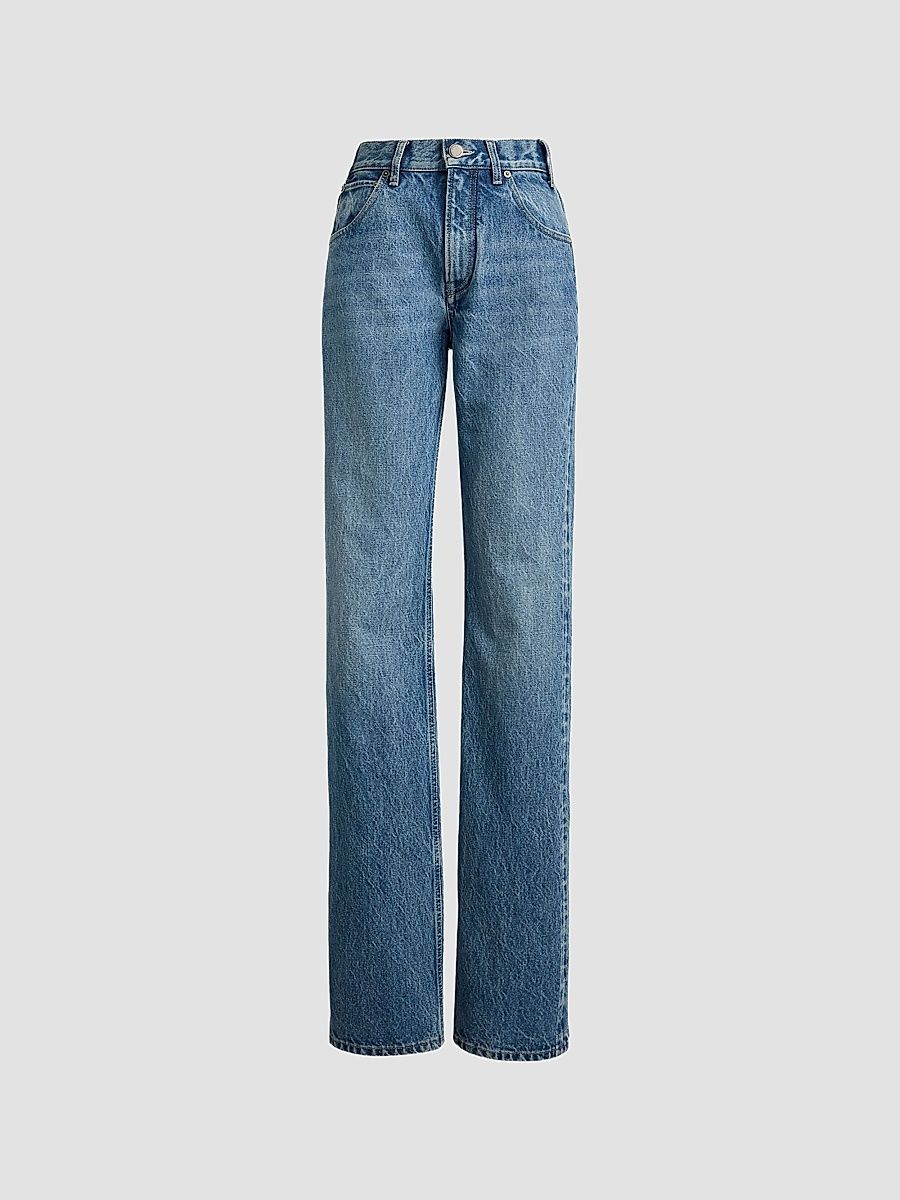 Women's Kaida Relaxed Bootcut Jeans - Light Indigo - Size 32