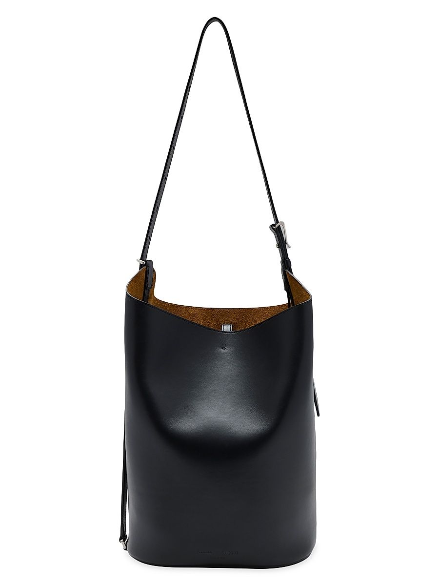 Women's Brant Linen Bucket Bag - Black